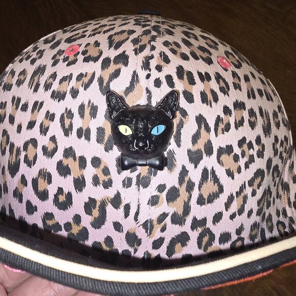 Black Mood by Hat’s On Leopard Print Snapback Cap Cat Eyes Korea Streetwear - Picture 4 of 6